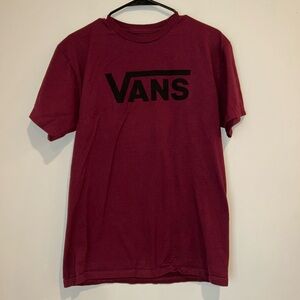 Vans Medium Classic Fit Maroon T-shirt